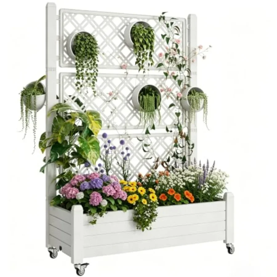 Self-Watering Planter - Cama de jardín elevada con estructura