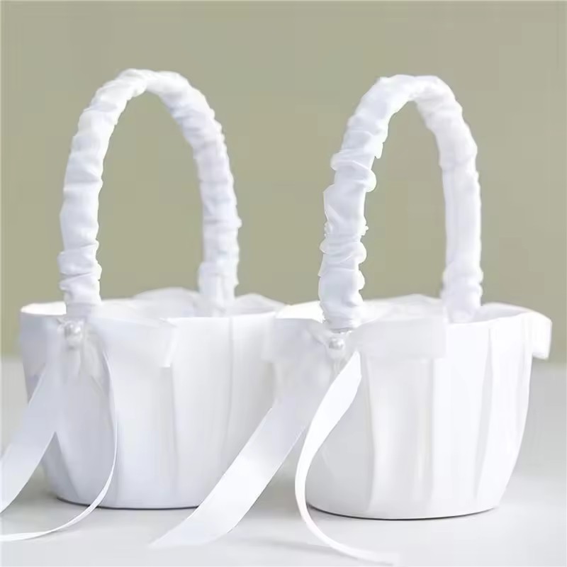 Cesta de flores con lazo de sa - Gardening Tools Girls reseña y precio