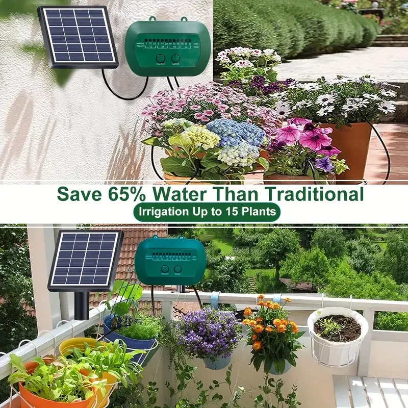Kit de riego Solar inteligente - Automatic Plant Waterer reseña y precio